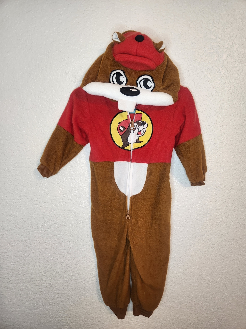 Buc-ee's Beaver Onesie Union Suit costume 3t